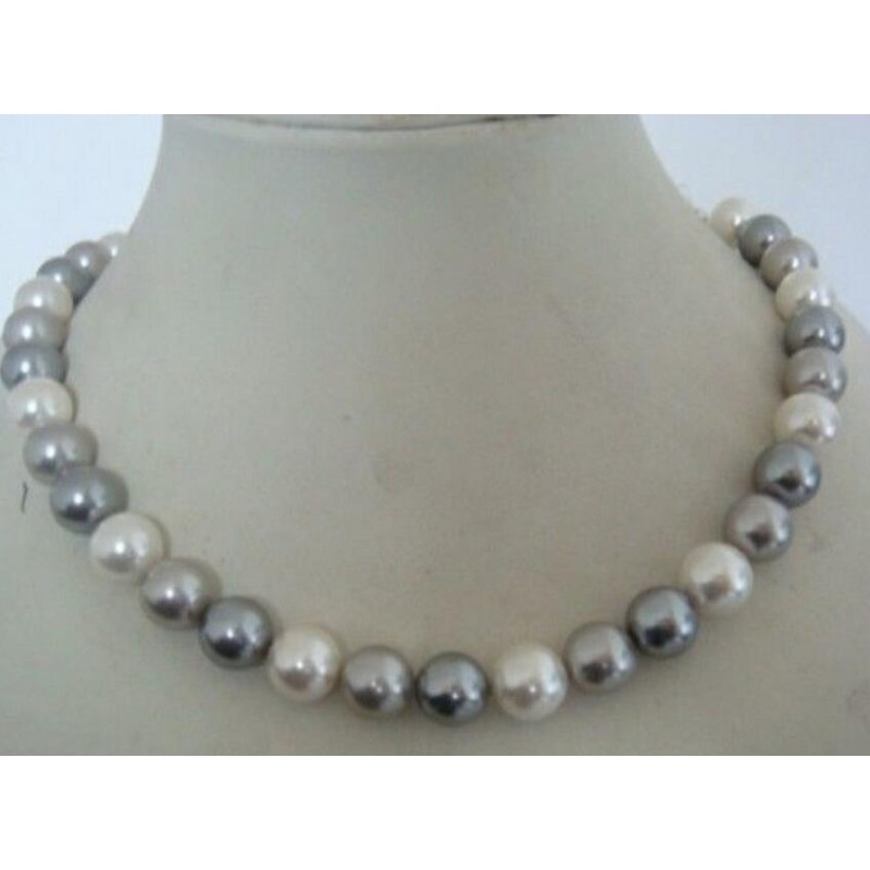 Pearl Trim Chain - Impresionante collar de perlas AAAA +