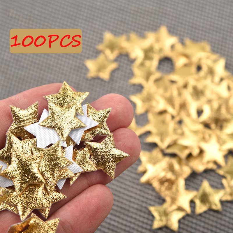 100 Piezas de Estrellas Dorada - Embellishments For Scrapbooking reseña y precio