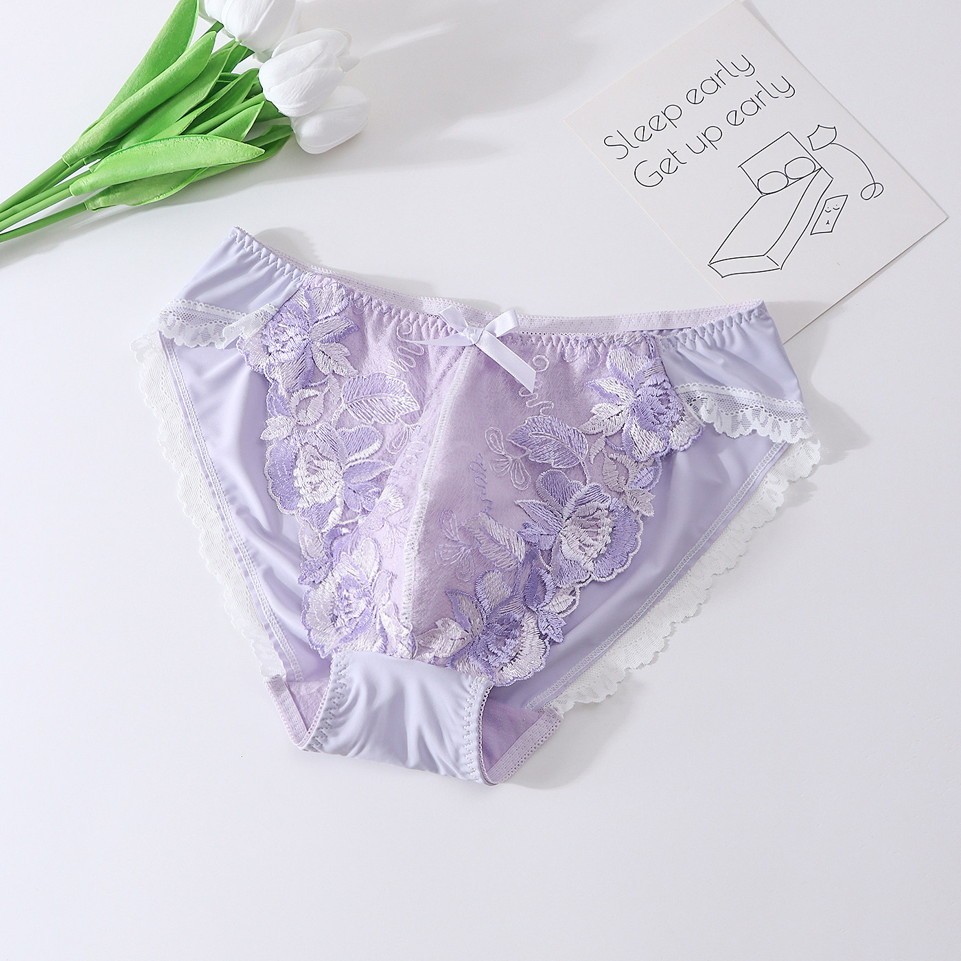 Calzoncillos de Encaje Floral  - Embellish Knit reseña y precio