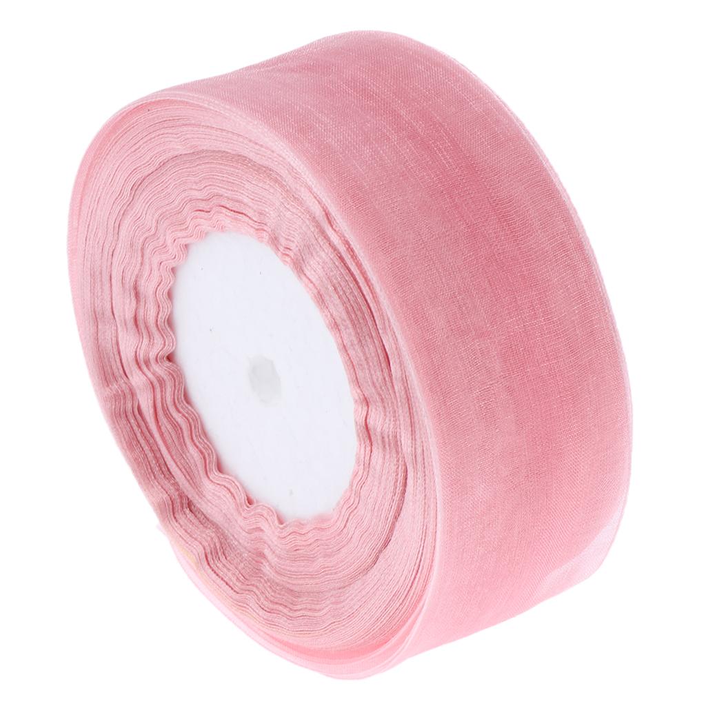2 rollos de cinta de colores v - Organza Ribbon Spool reseña y precio