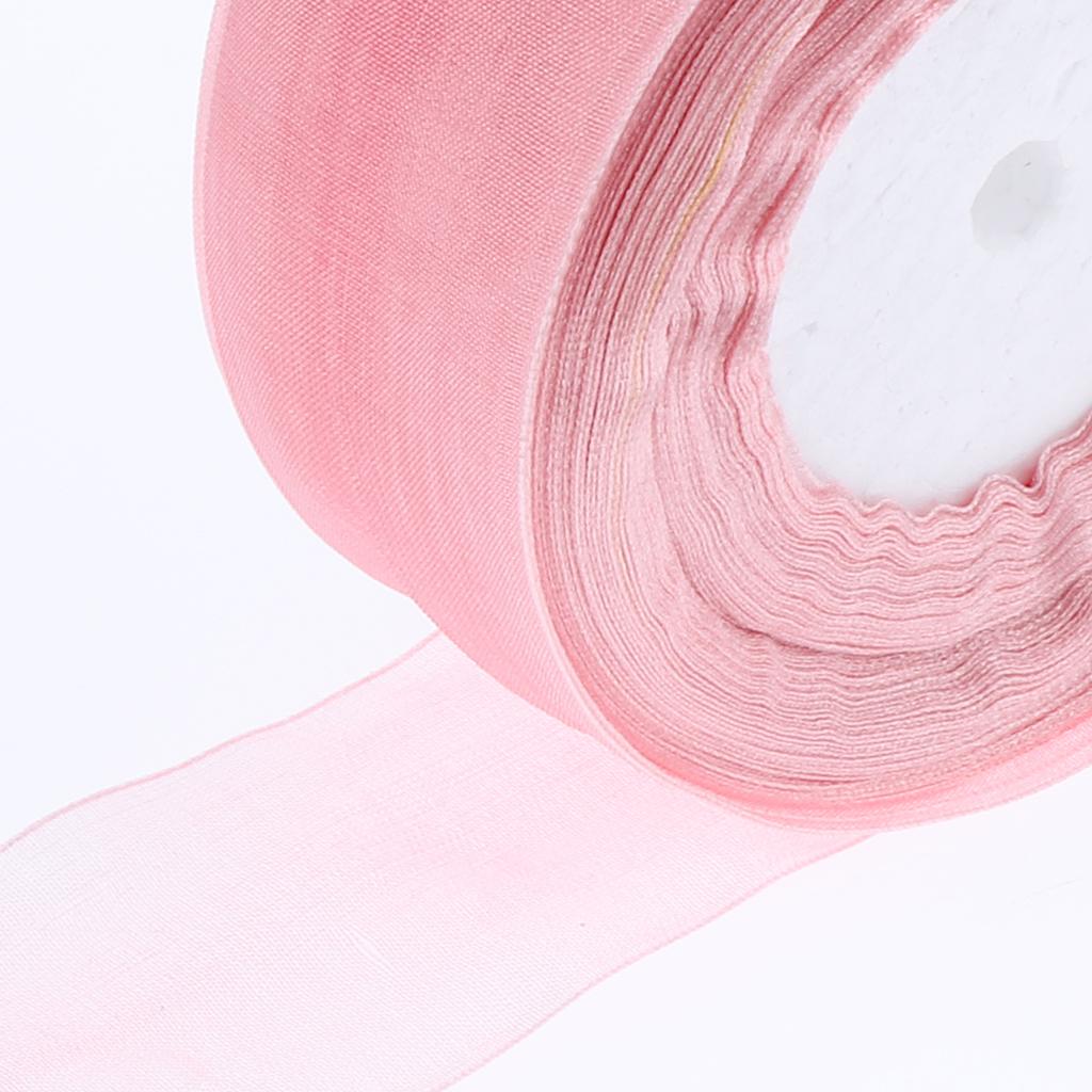 2 rollos de cinta de colores v - Organza Ribbon Spool reseña y precio