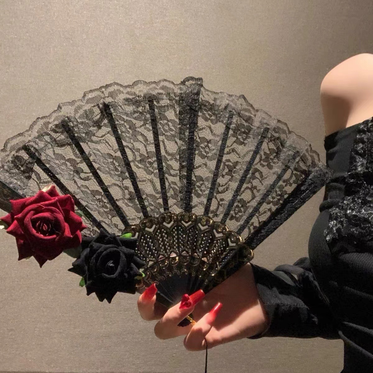 Abanico gótico de Lolita de ma - Tassel Fringe Trim reseña y precio