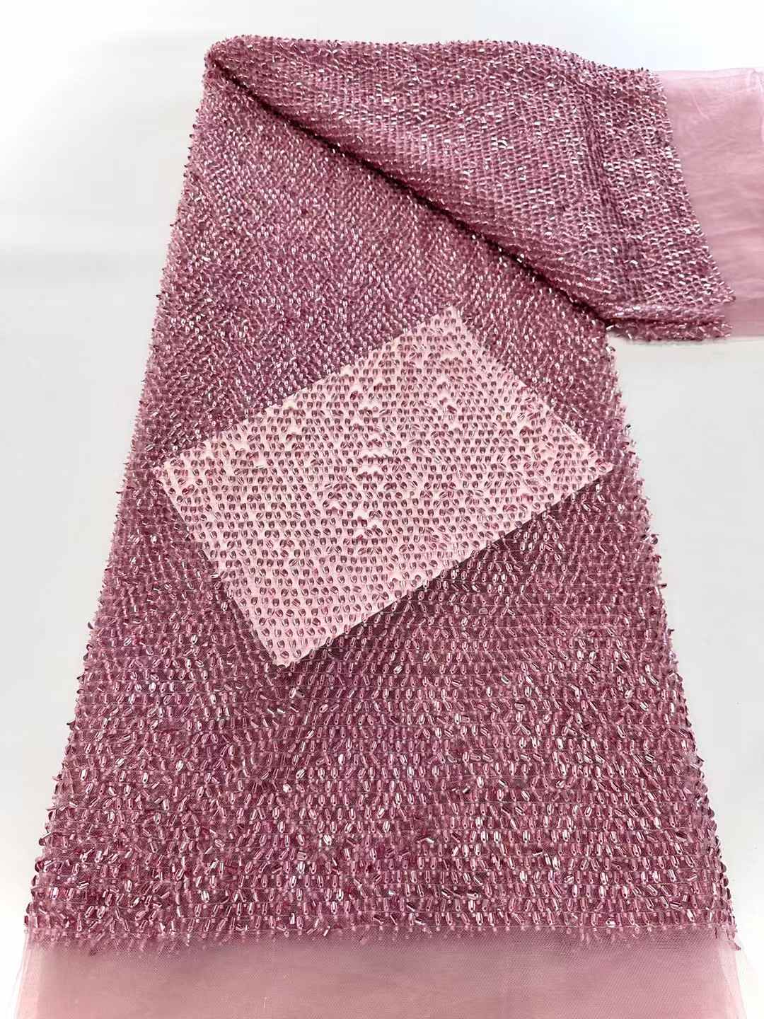 2025 Encaje bordado de lenteju - Crystal Mesh Fabric reseña y precio