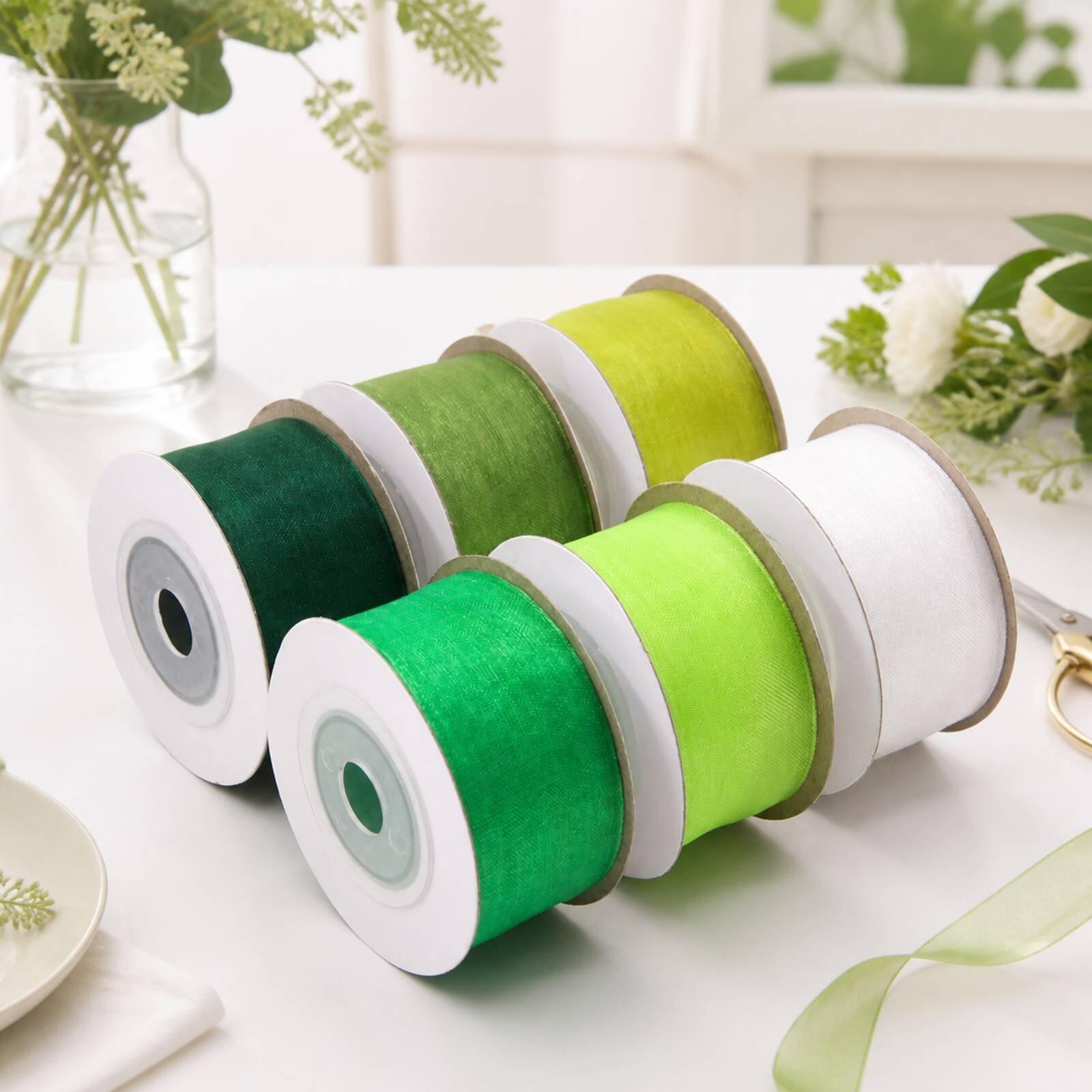 Cinta de nailon translúcida pa - Organza Ribbon Spool reseña y precio