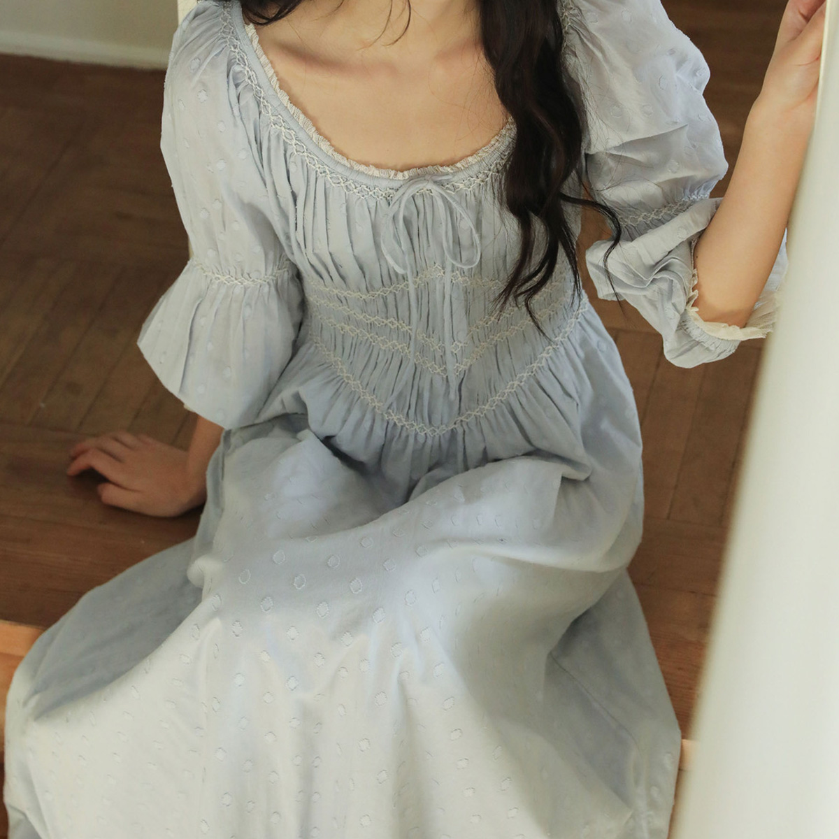 Vestido largo de estilo vintag - Embellish Knit reseña y precio