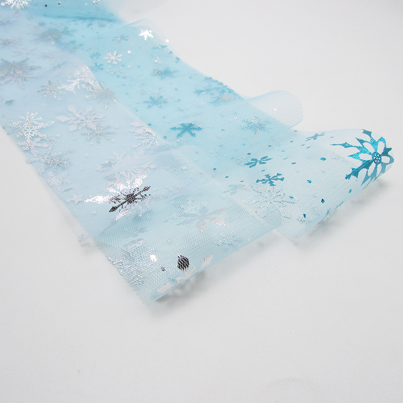 Rollo de tul de flor de nieve  - Organza Ribbon Spool reseña y precio