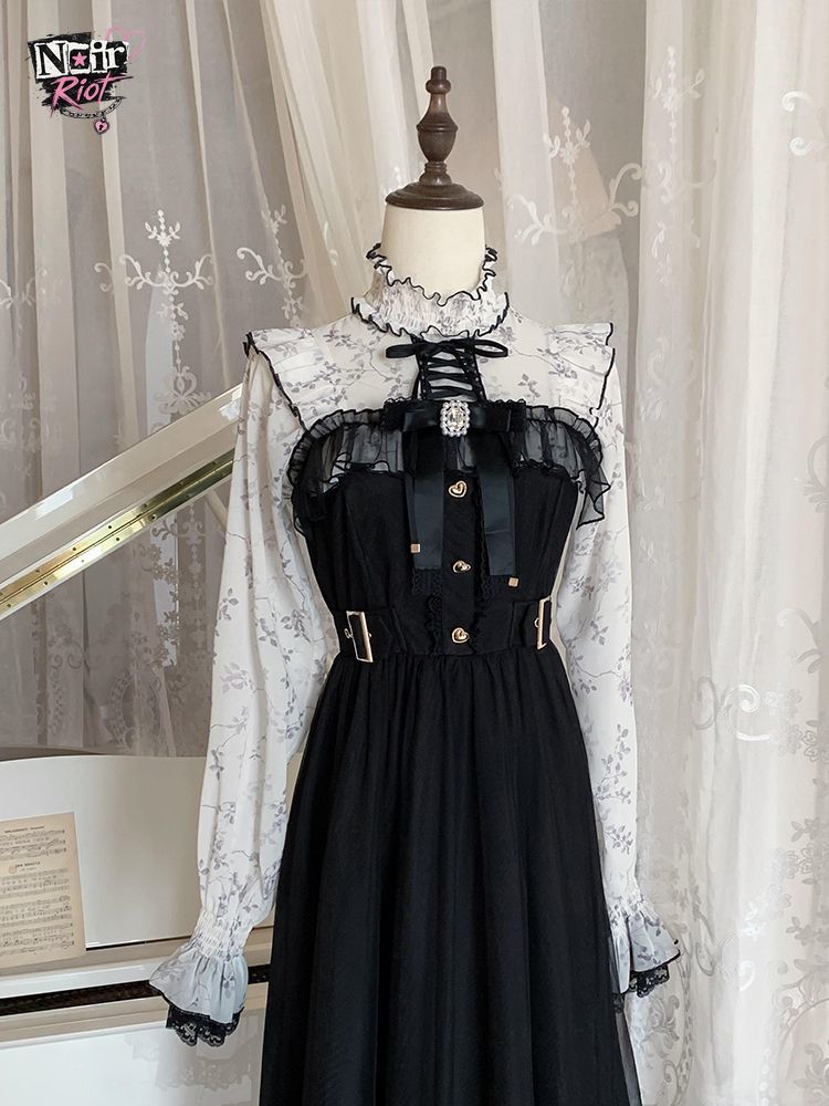 Vestido Lolita Vintage Francés - Elastic Lace Trim reseña y precio