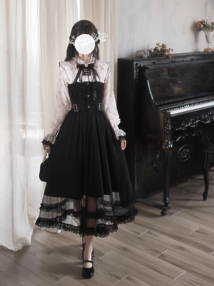 Vestido Lolita Vintage Francés - Elastic Lace Trim reseña y precio